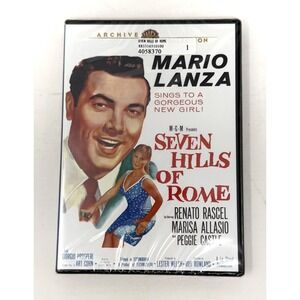 Seven Hills of Rome DVD Warner Archive Sealed Mario Lanza 1957 Musical Romance